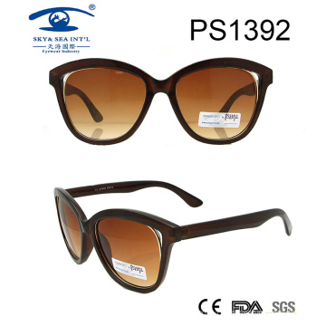 2017 Fashionable Brown Frame Elegant Sunglasses (PS1392)